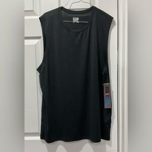 Black sleeveless T-shirt XL